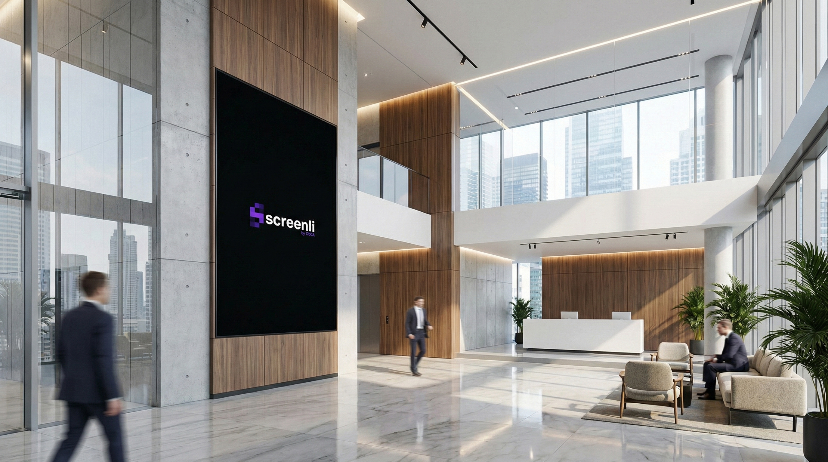 Electrical wholesale digital signage example